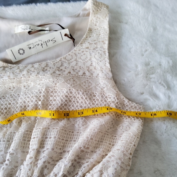 Solitaire by Ravi Khosla Crochet Hi/Lo Maxi Dress - Picture 9 of 16